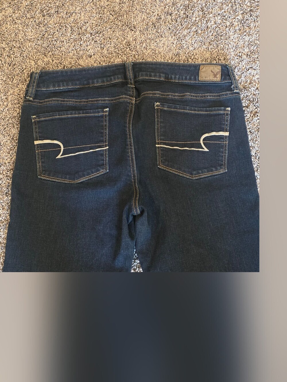 AMERICAN EAGLE Skinny Mid-rise Jean Sz 12 Short - Picture 3 of 6
